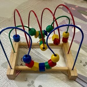 IKEA Wood Beaded Maze Toy